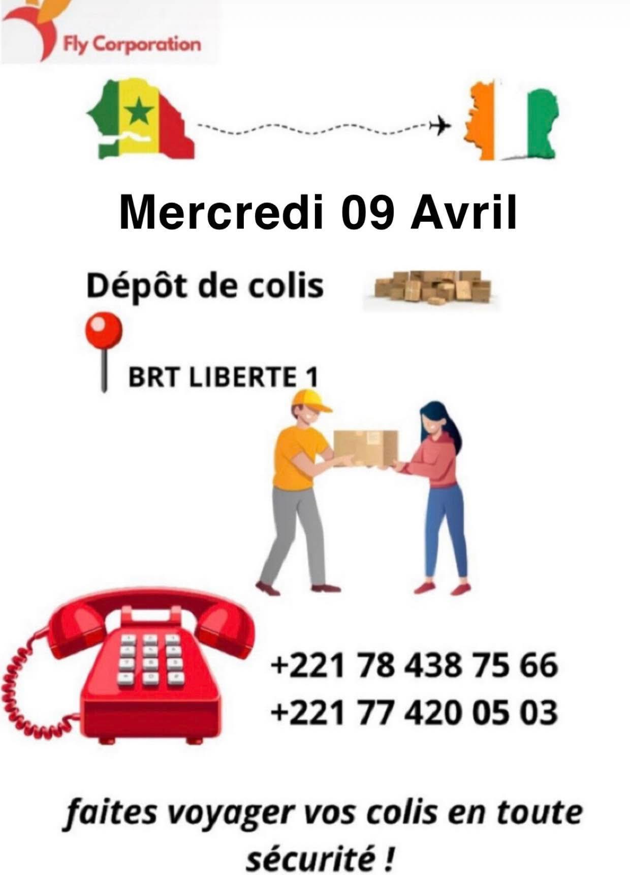 Fly Corporation Lundi 07 Avril Dépôt de colis Abatta carrefour lapin ...