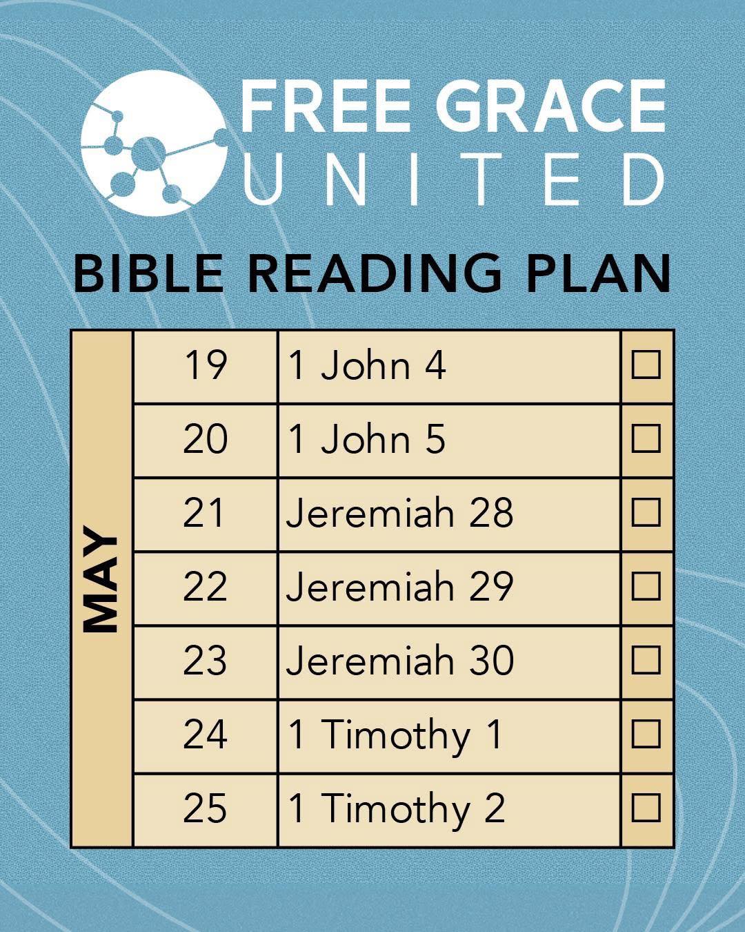 Free - Here’s our Bible Reading Plan for the week! Read along with us ...