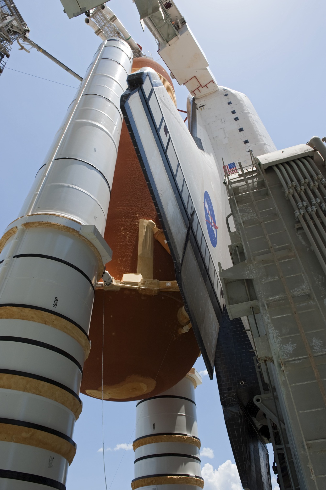 Blast From The Past: Space Shuttle Program - Backdropped by a beautiful ...