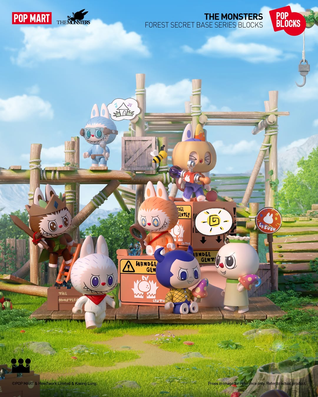 THE MONSTERS FOREST SECRET BASE SERIES BLOCKS Big news! THE