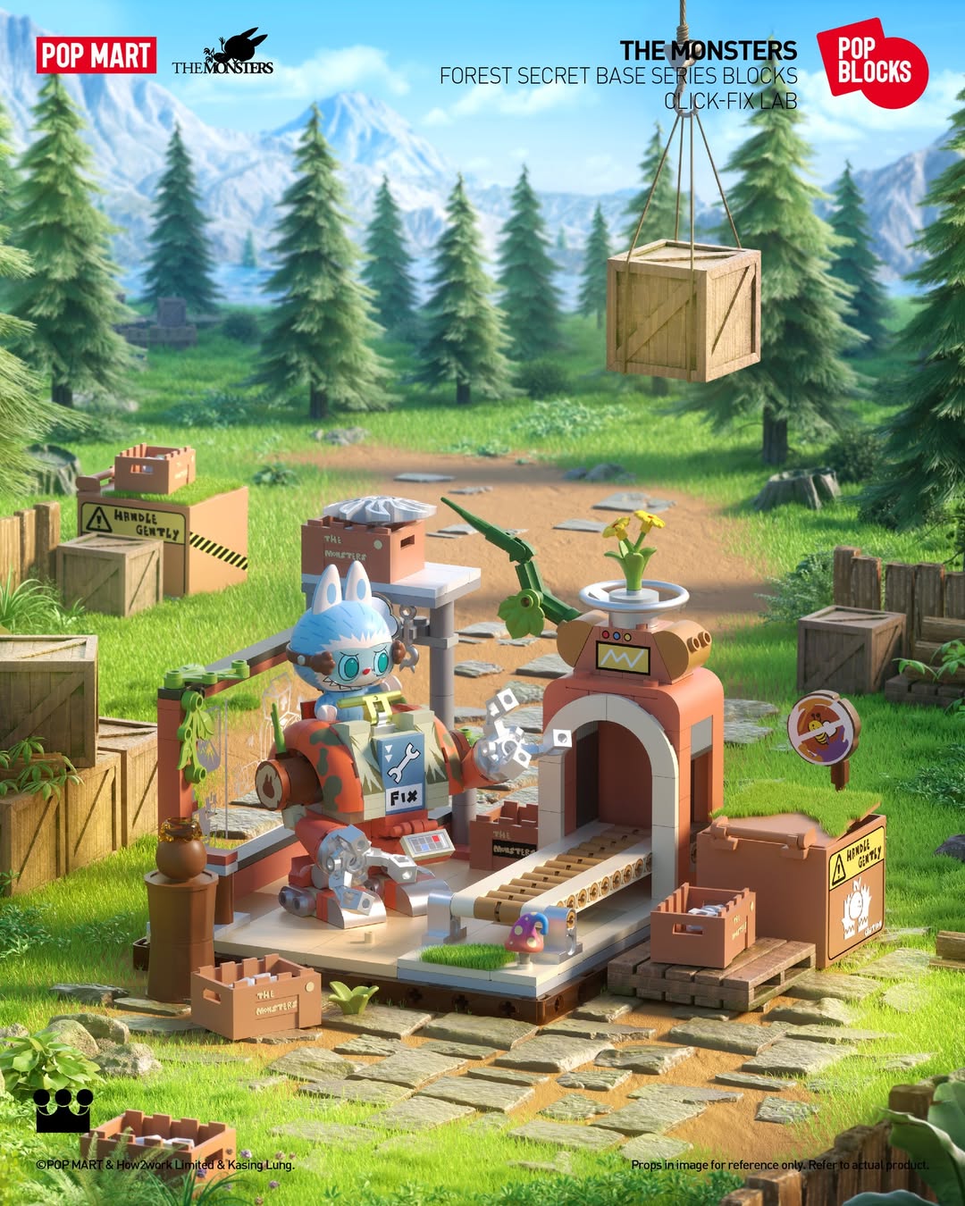 THE MONSTERS FOREST SECRET BASE SERIES BLOCKS Big news! THE