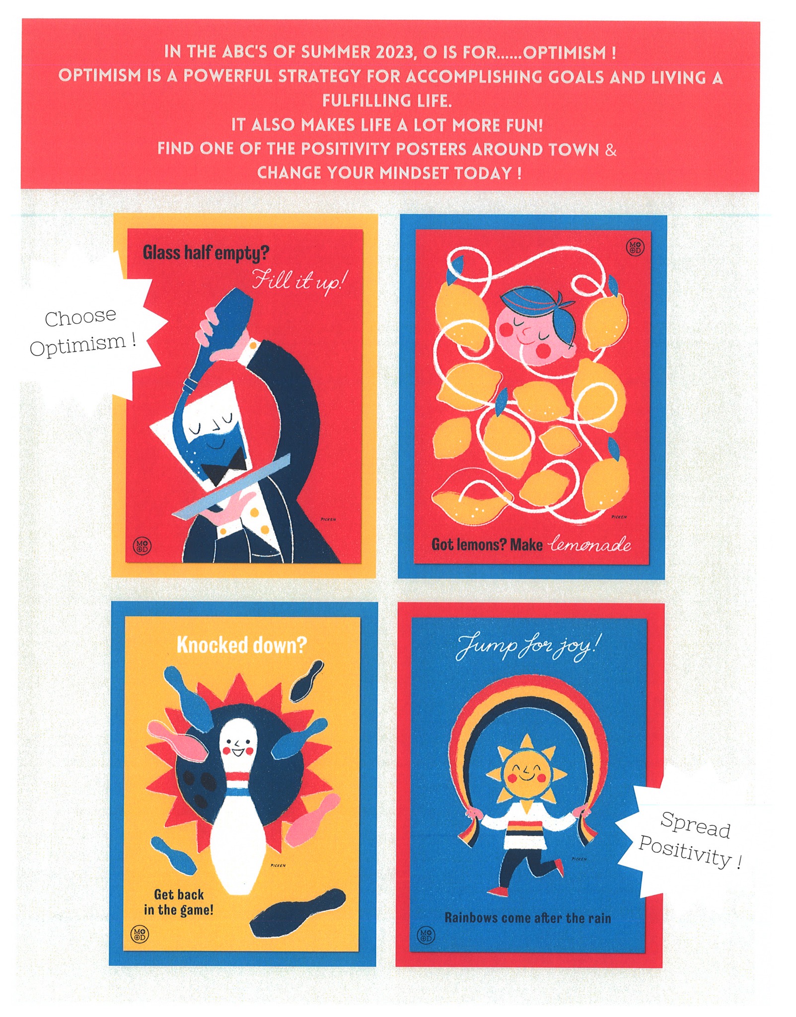 Here are next week's letters and the posters that go with them. Once ...