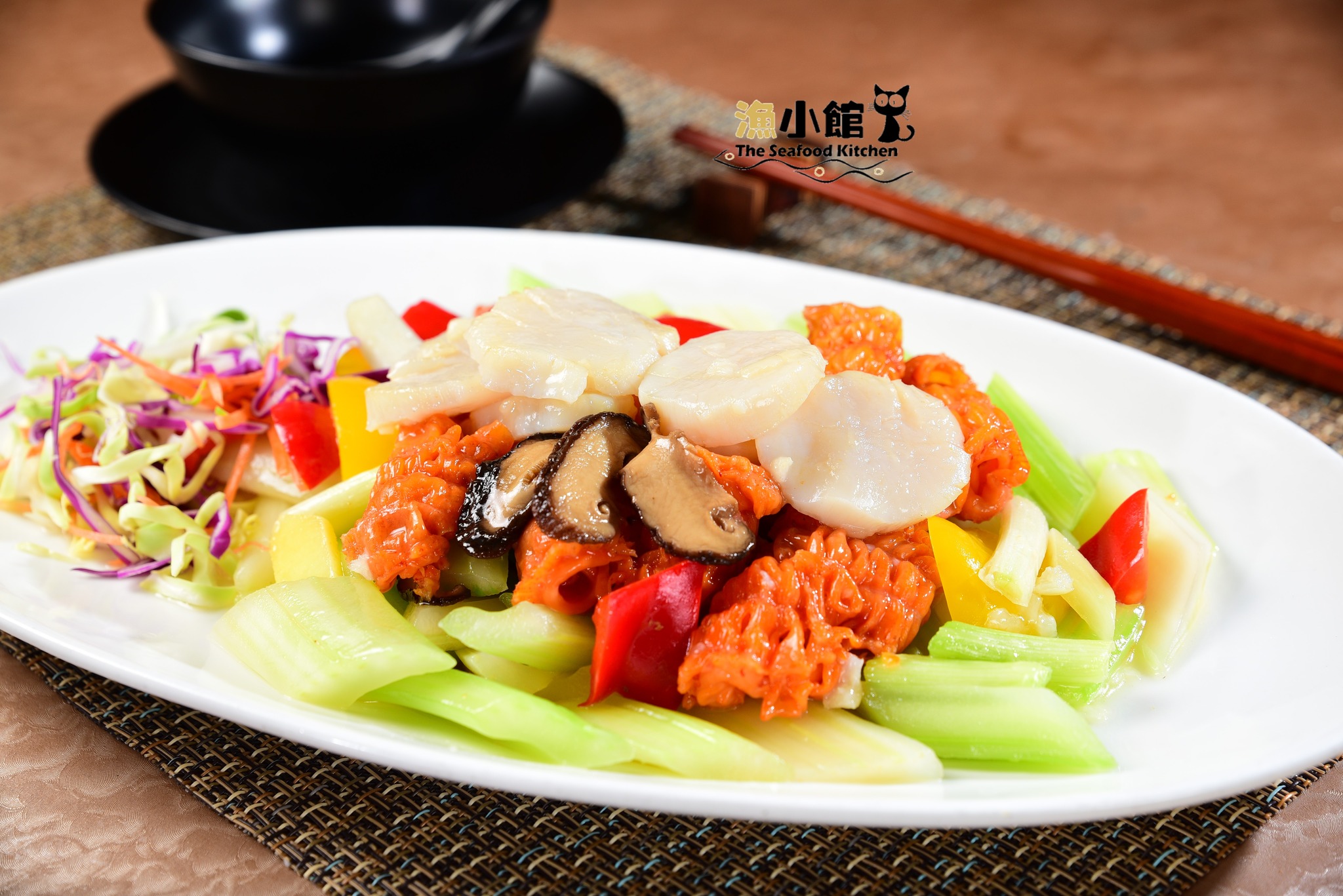 【翡翠炒珊瑚蚌帶子】... - 漁小館 - The Seafood Kitchen | Facebook