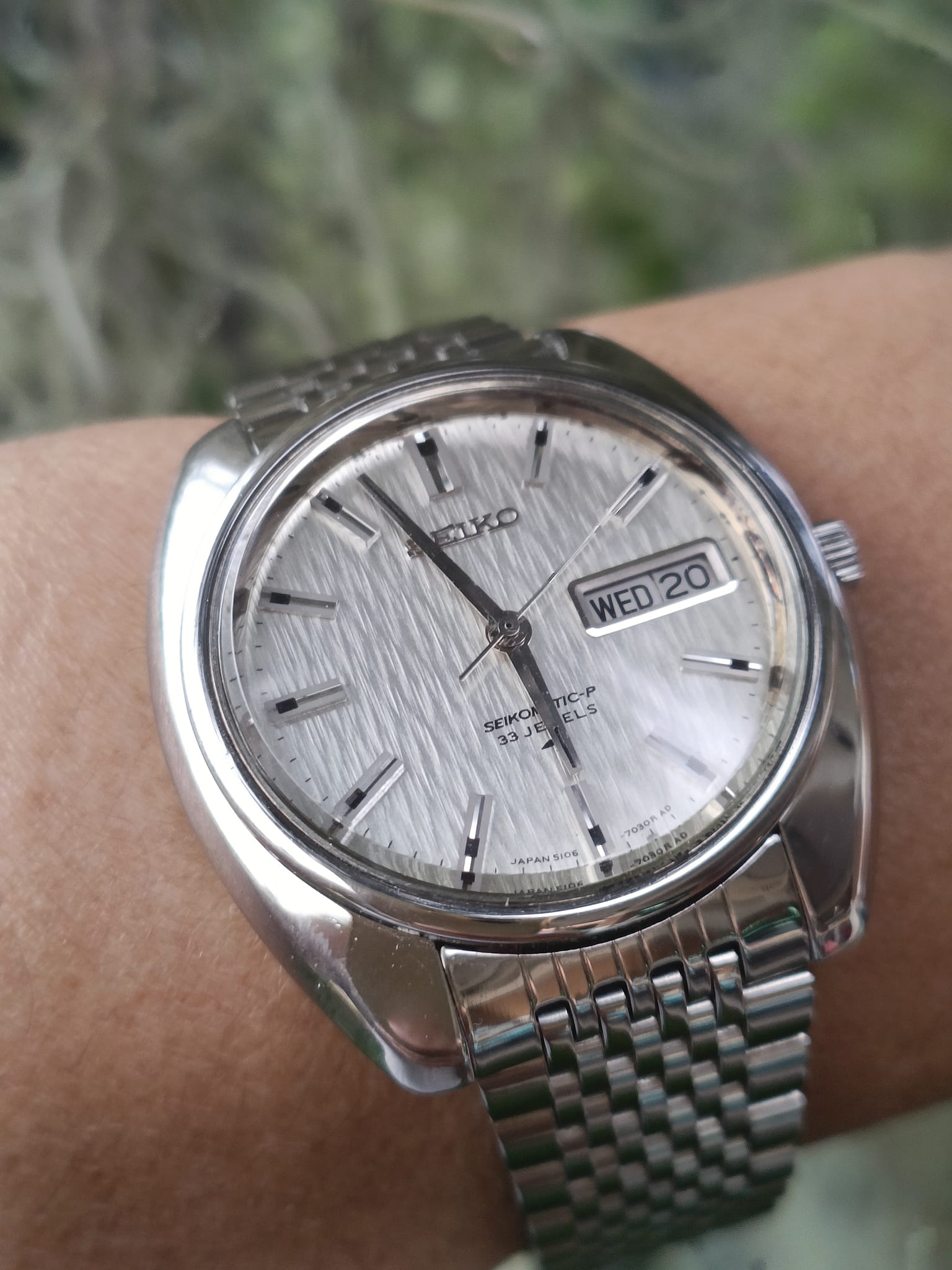 Vintage Seiko Seikomatic-P 33 jewels automatic watch