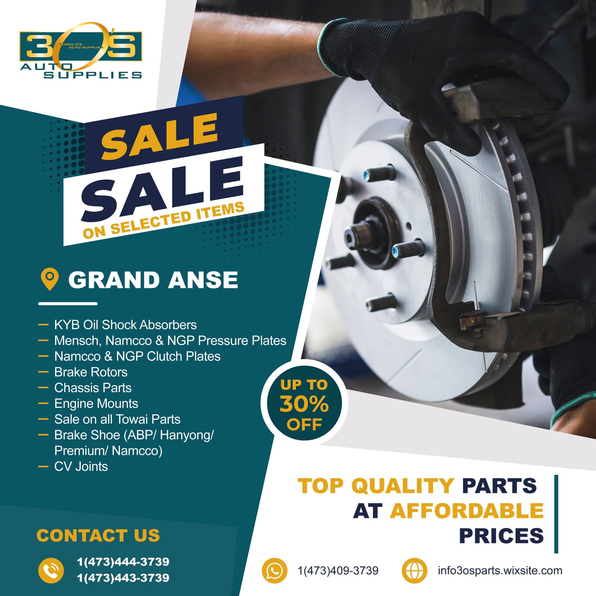 Three O's Auto Supplies Inc.