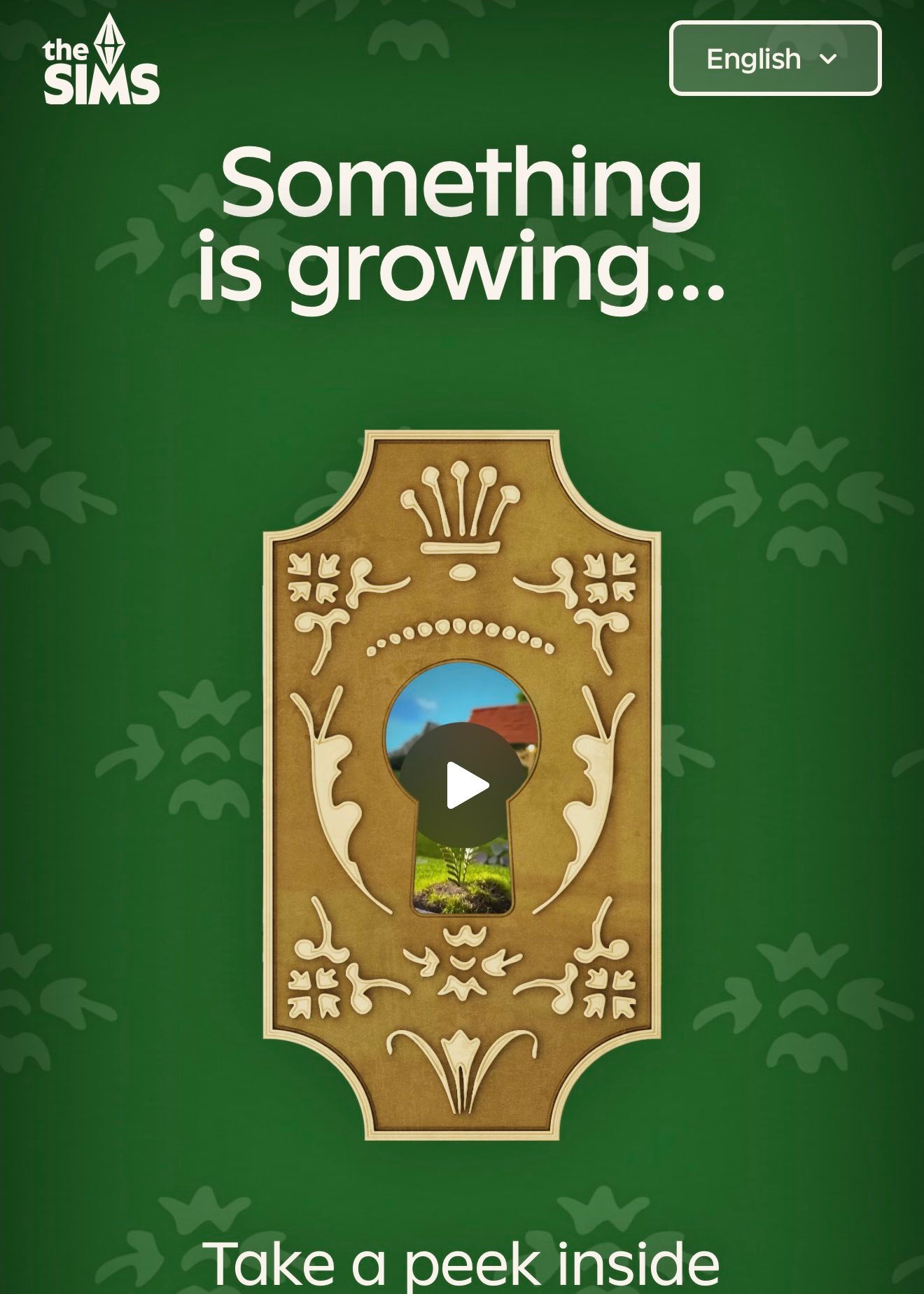 What's growing on the Sims website?