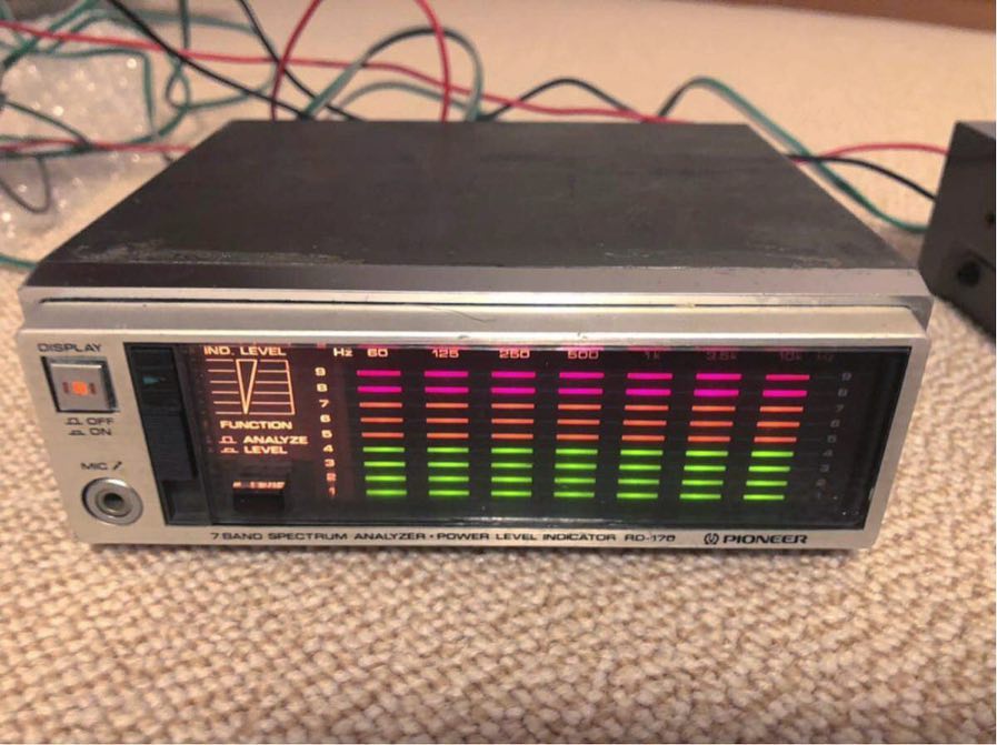 Pioneer RD-170 7 band spectrum analyzer #pioneer