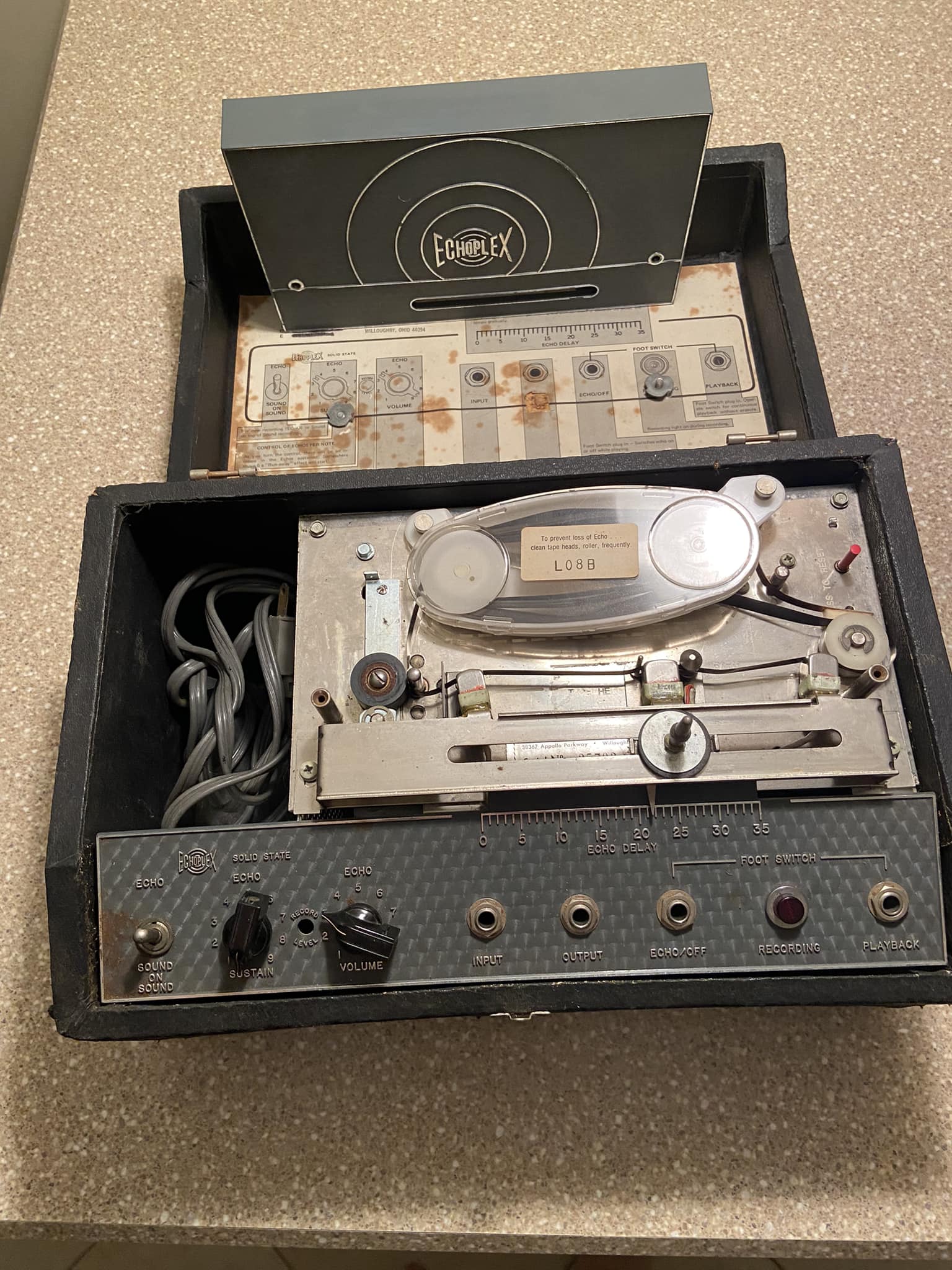 Vintage SwissEcho tape recorder still working