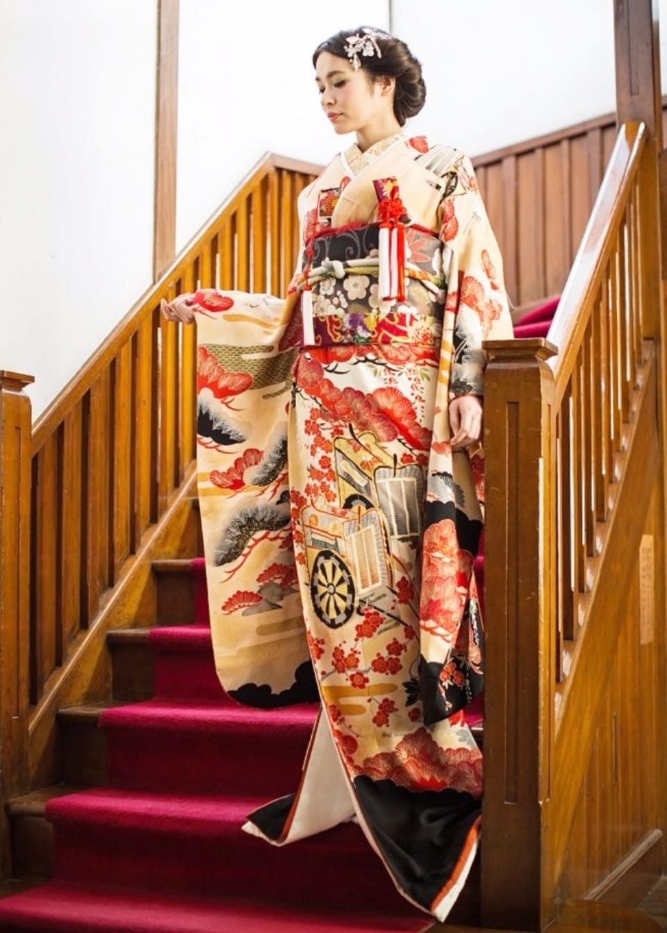 Beautiful Furisode 振袖 Japanese Kimono