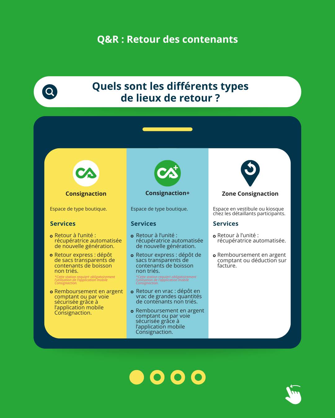 consignaction - CONSIGNaction désire souligner l’initiative de Ville de ...