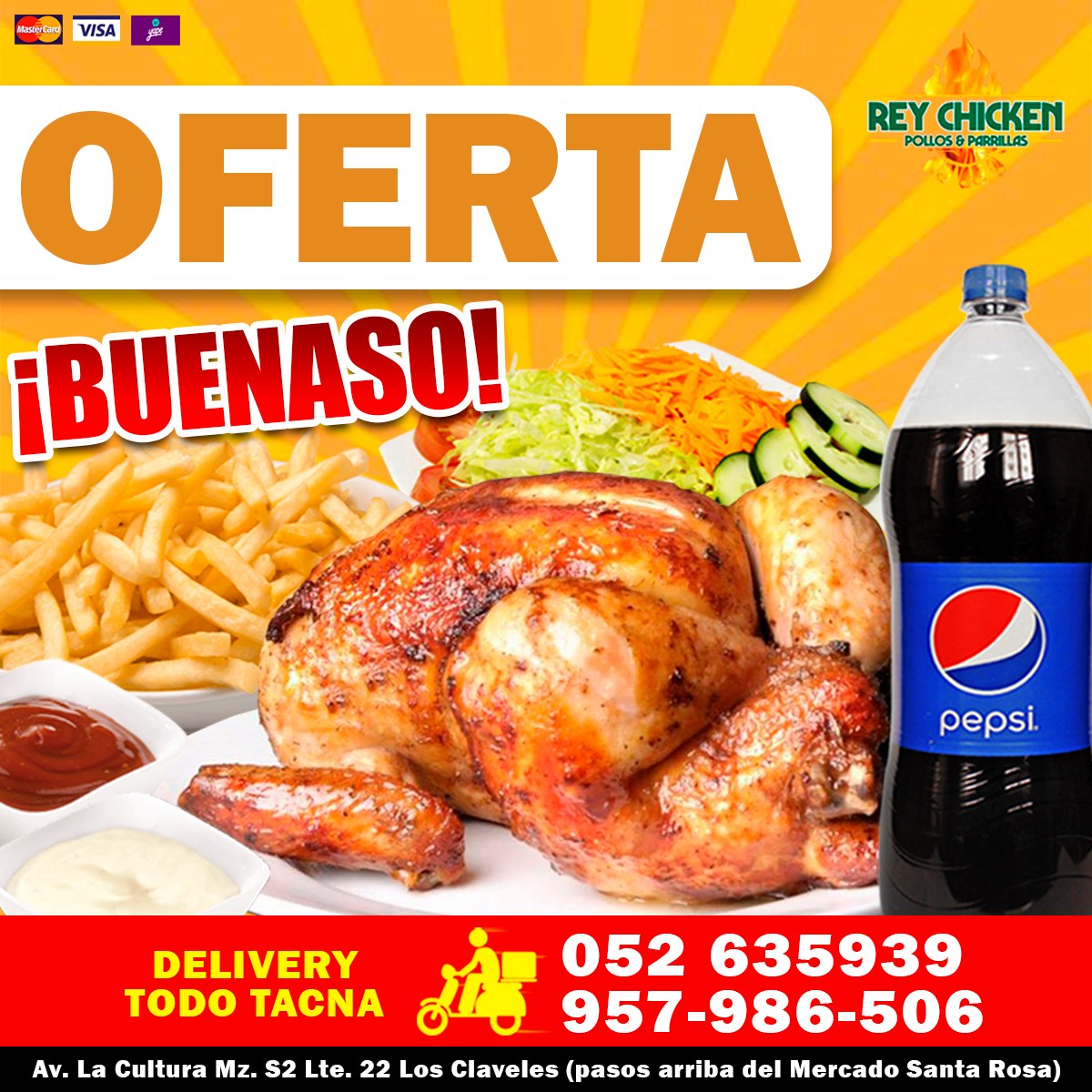 ‼️PIDE YA LA MEJOR... - Rey Chicken Pollos y Parrillas | Facebook