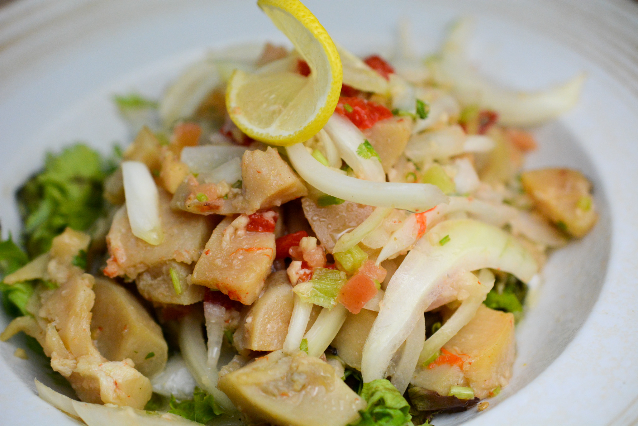 Gonzalez - Este domingo, date el gusto de una ensalada de carrucho ...