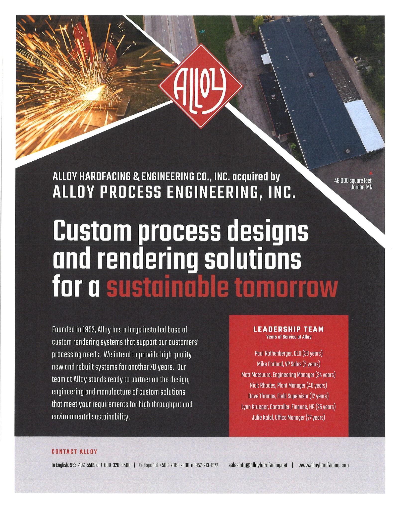 Alloy Process Engineering, Inc. | Jordan MN