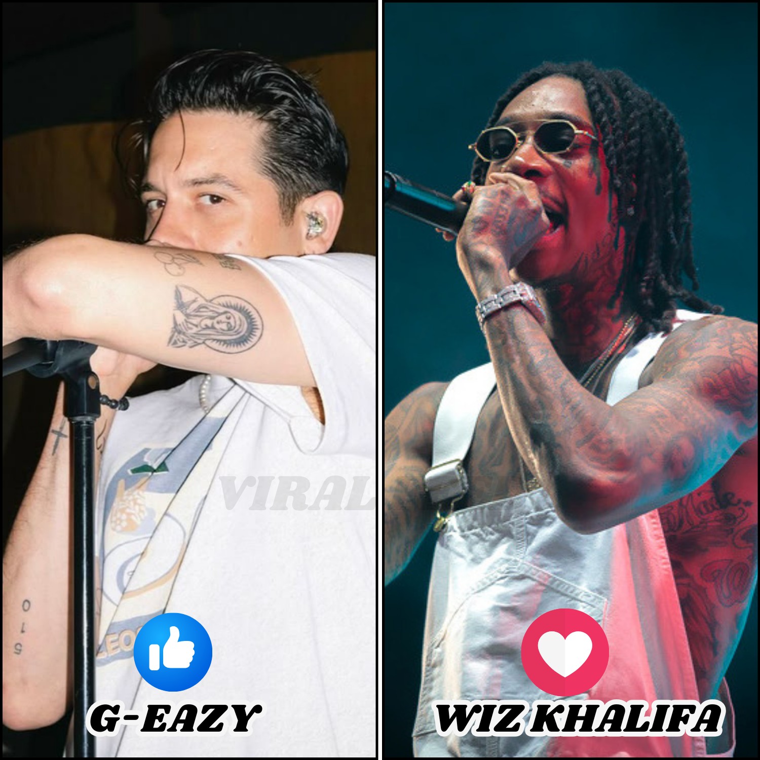 Wiz Khalifa and G-Eazy, both influential rappers, carved their own 