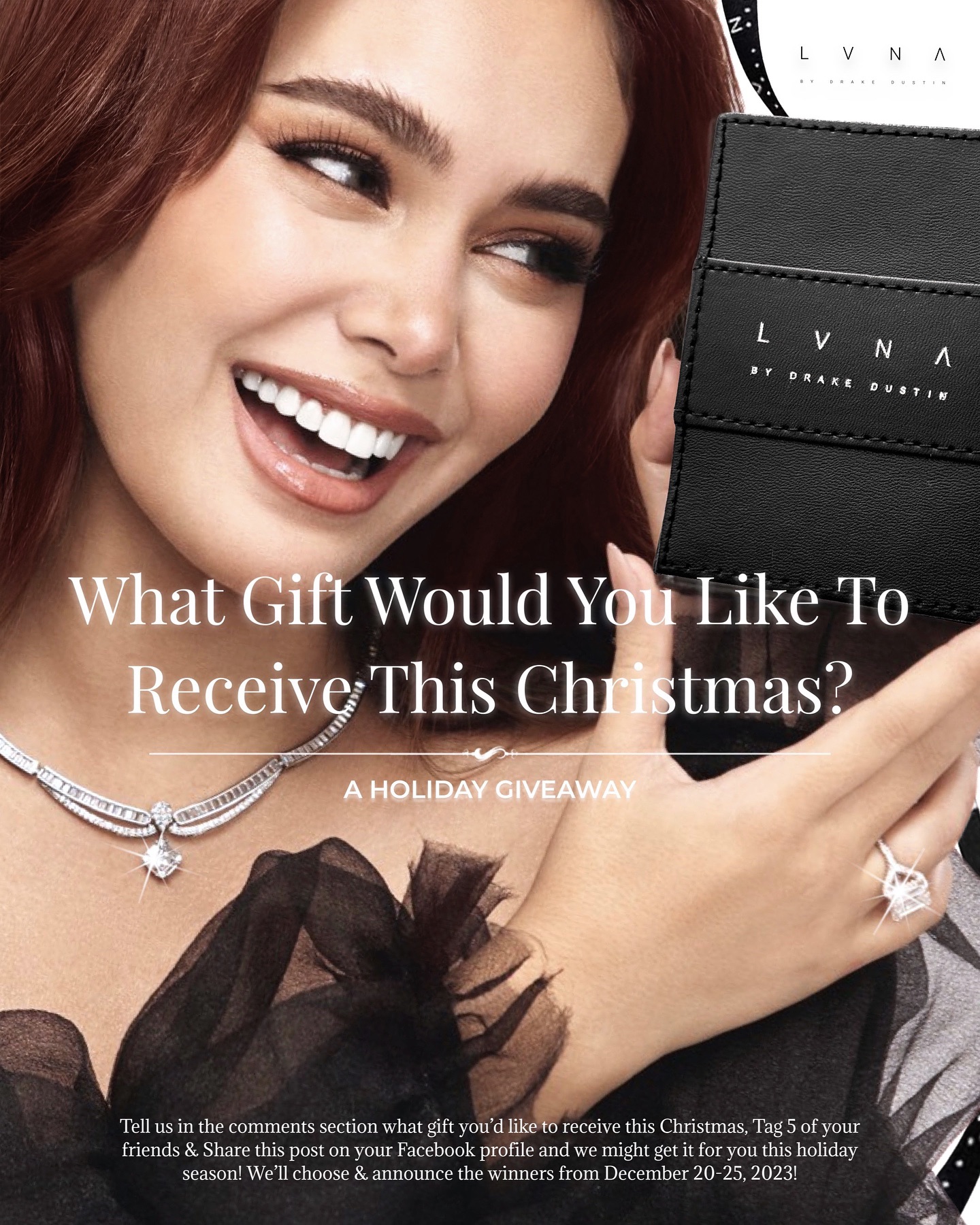 A Brilliant LVNA Holiday Giveaway!... - LVNA By Drake Dustin