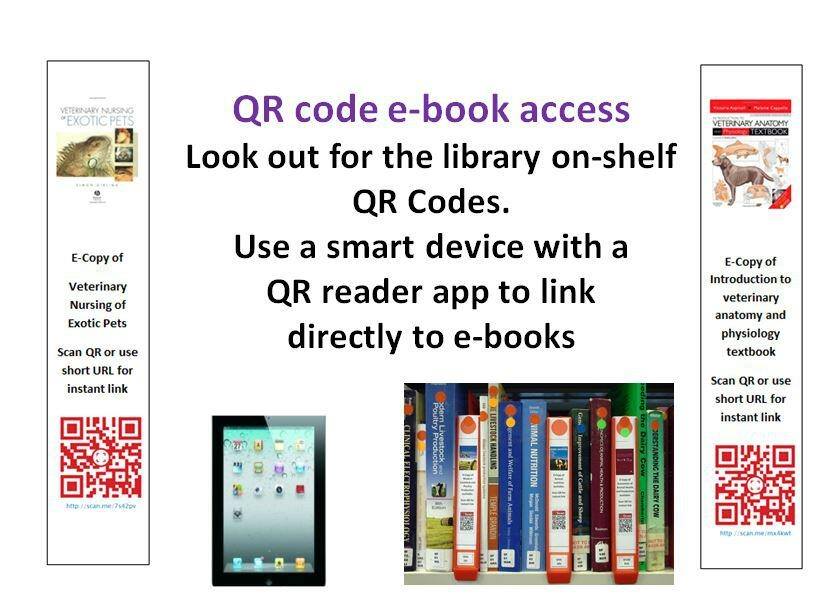 The Royal - RVC Students. Look out for e-book QR links on shelf in your ...