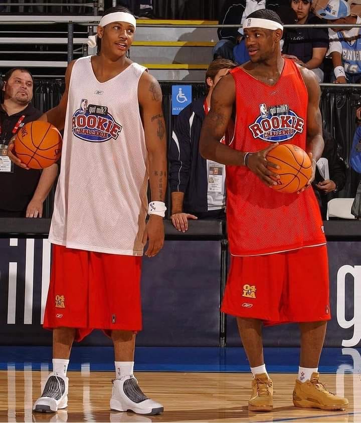 2体セット　ボブルヘッド　NBA　レブロン　カーメロ　2004　ルーキー LeBron and Melo at the 2004 rookie challenge 🔥