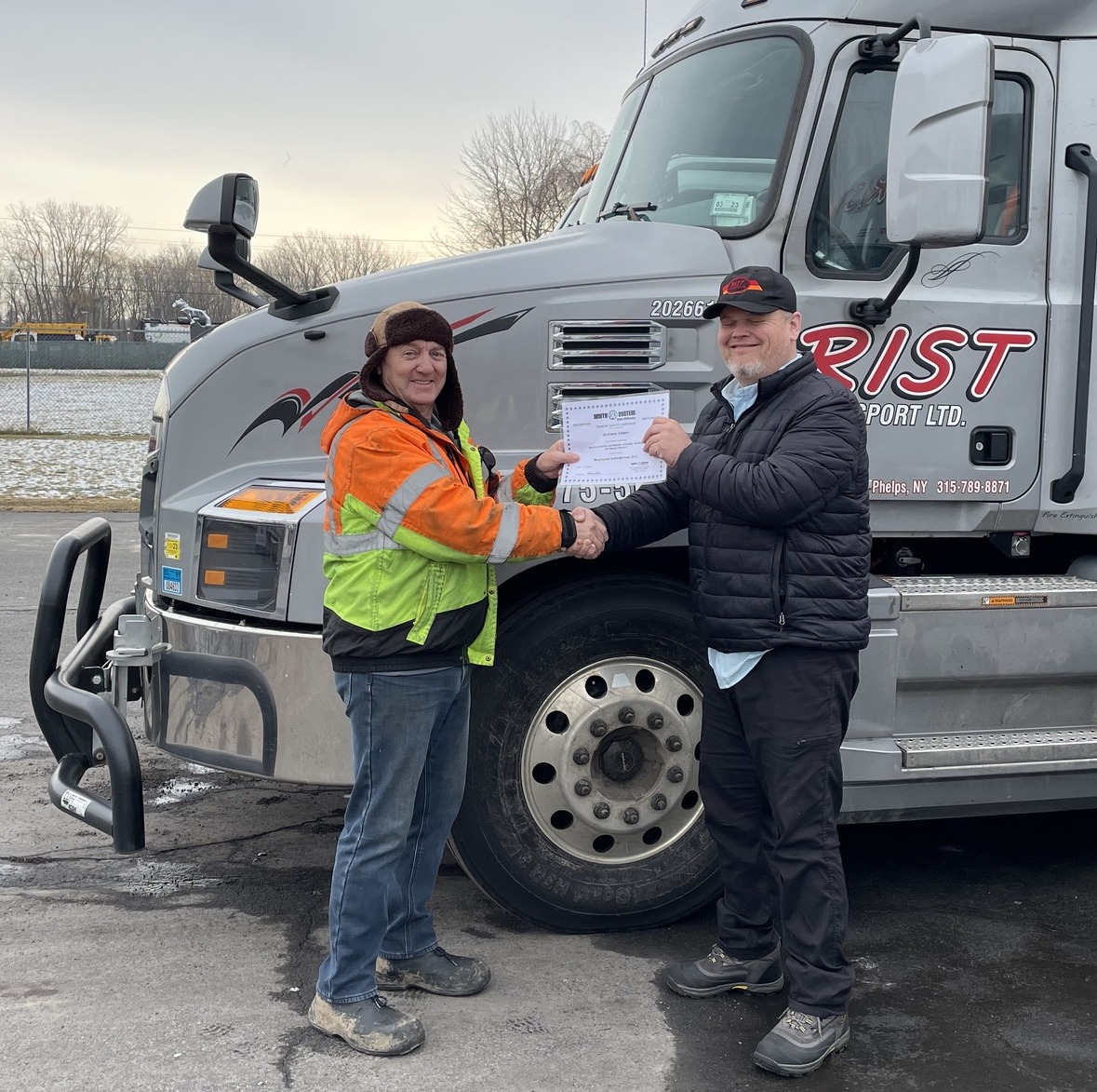 Congratulations to RIST Transport's... - RIST Transport LTD