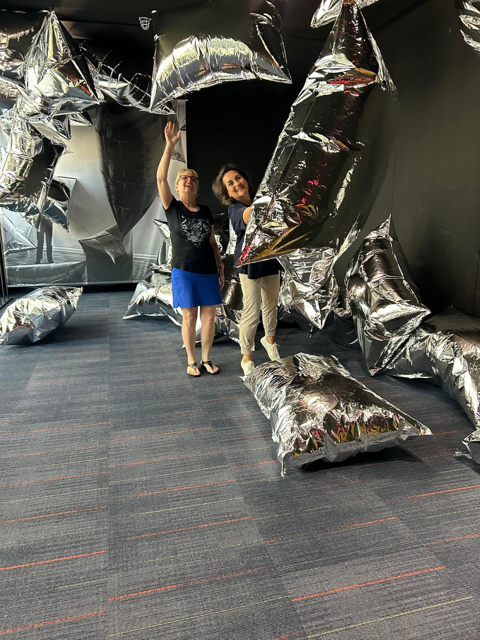 Andy Warhol's Silver Clouds installation at Leo Castelli Gallery