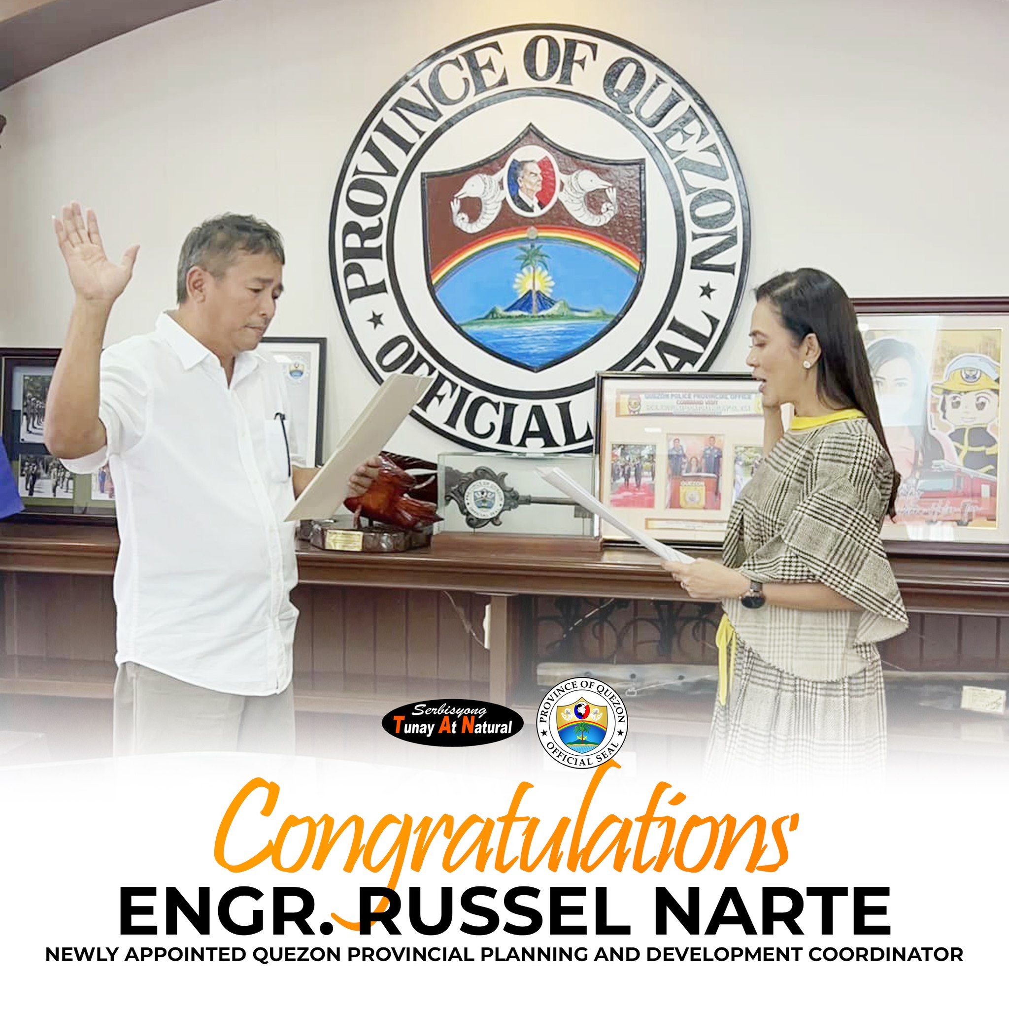 Doktora - Congratulations, Engr. Russell Narte ! Ang bagong Quezon ...