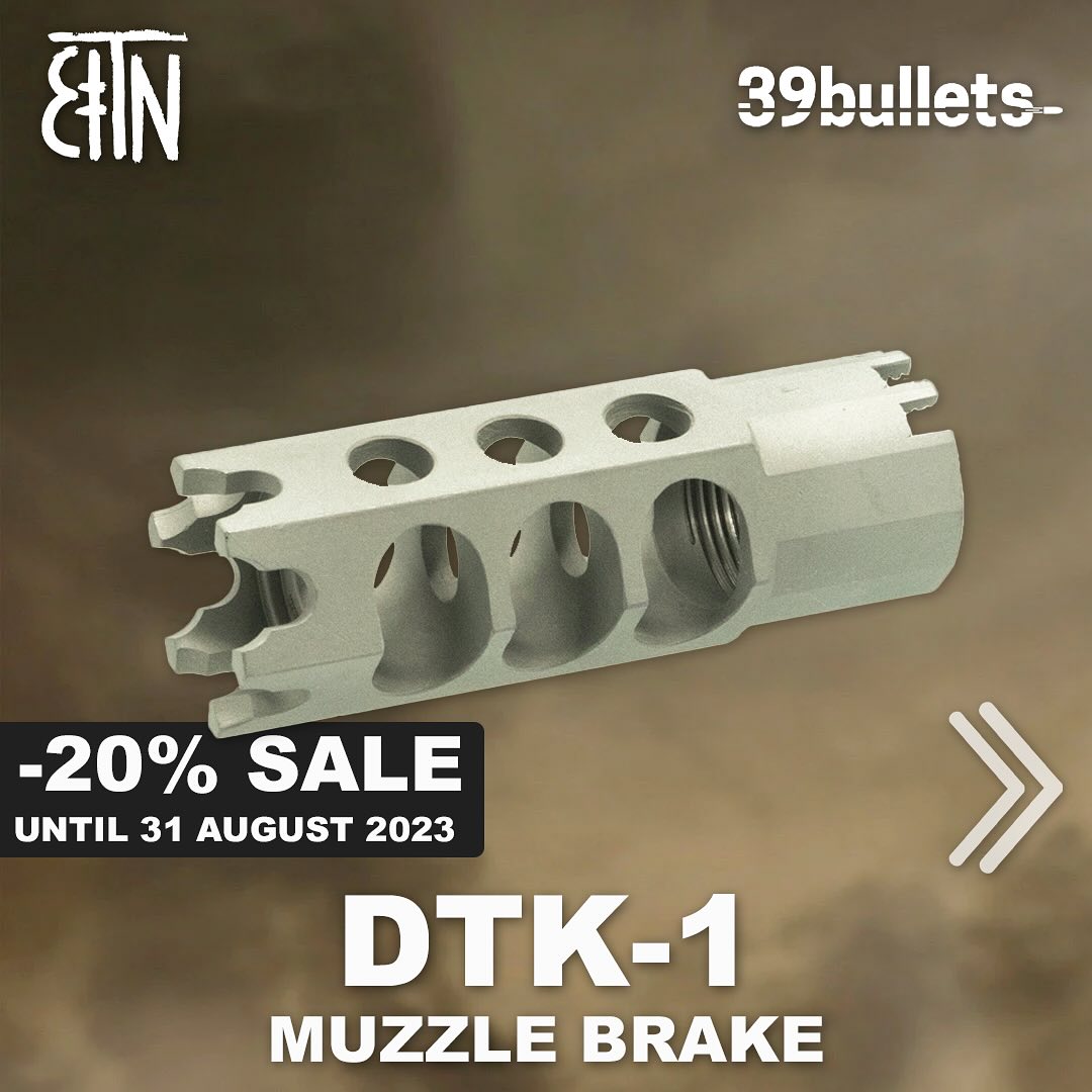ZENITCO DTK-1 muzzle brake is designed for AK with thread 24x1,5