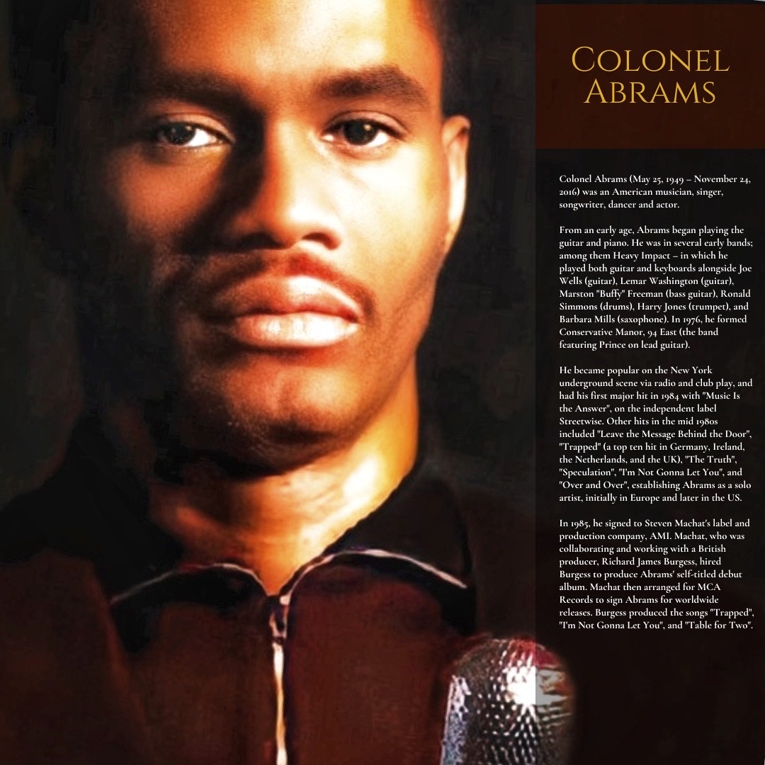 Black - Remembering Colonel Abrams. http://www.wikiwand.com/en/Colonel ...