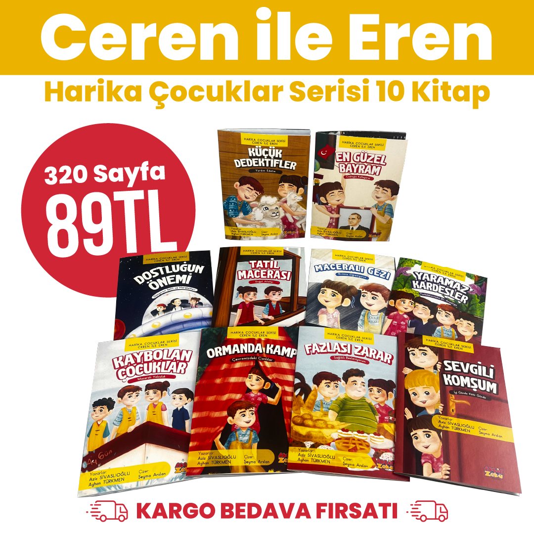 kitapci.com.tr - Ceren ile Eren - Harika Çocuklar Serisi...