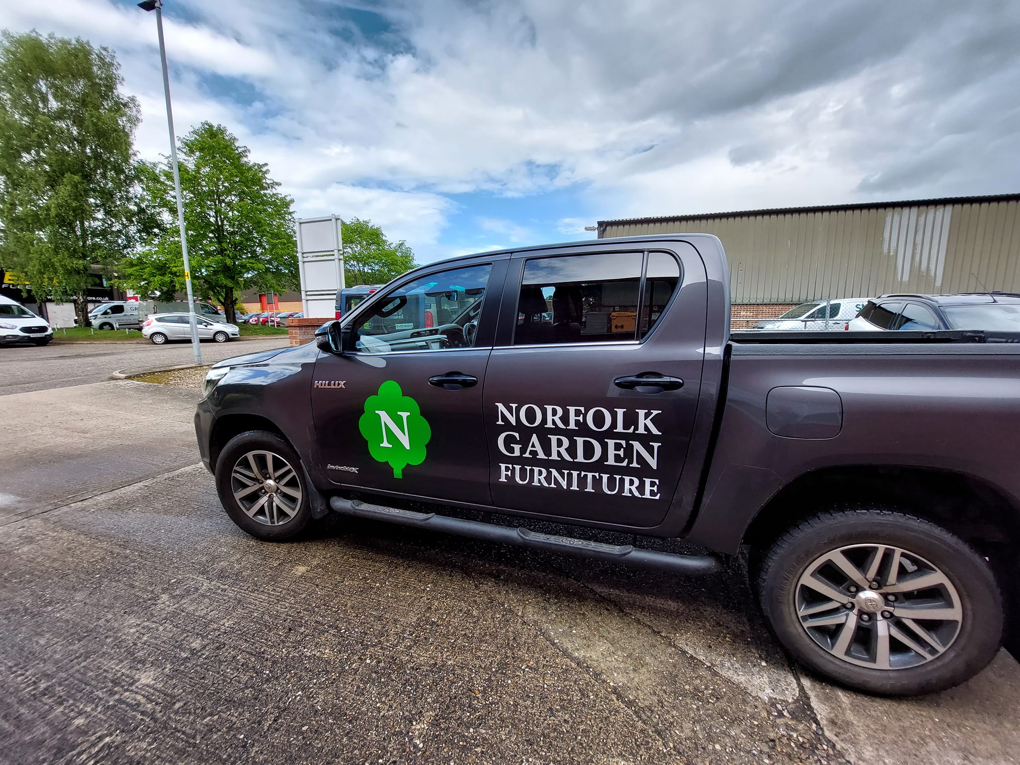 New company vehicle signed up for... - Monarch Signs Limited