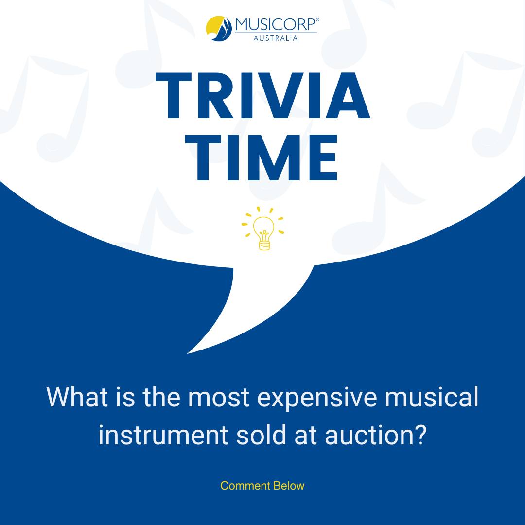 Musicorp - 🎶 Trivia Time: What is the most expensive musical instrument ...