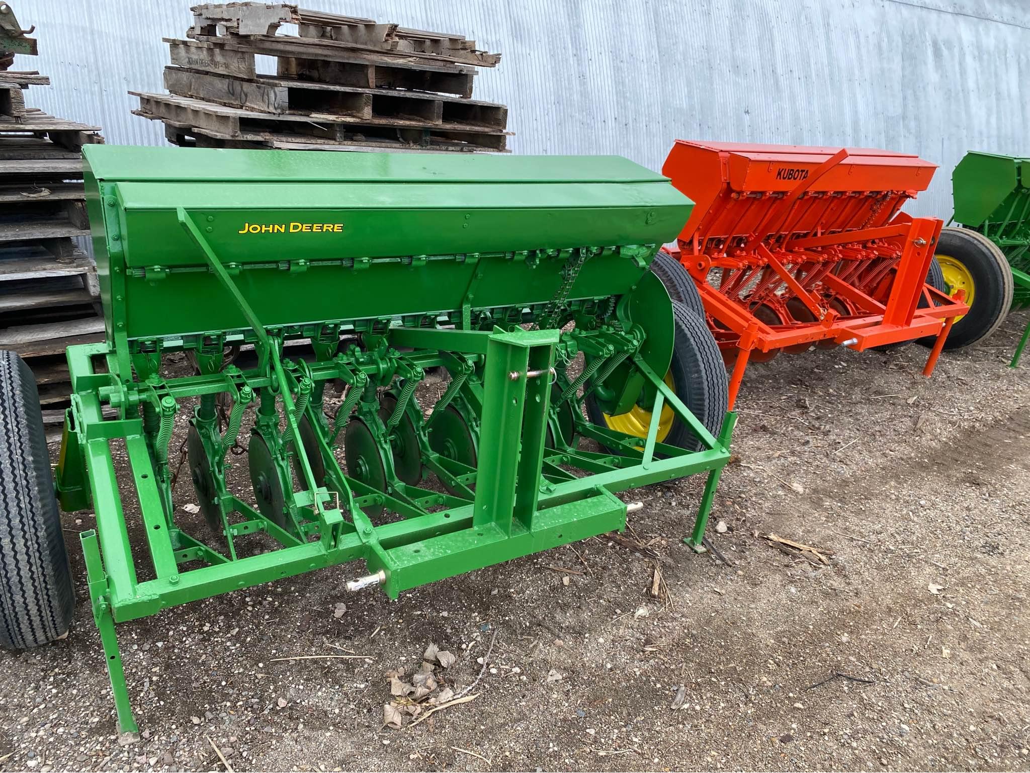 5ft. and. 6 ft John Deere 3 point hitch grain drill food plot planter ...