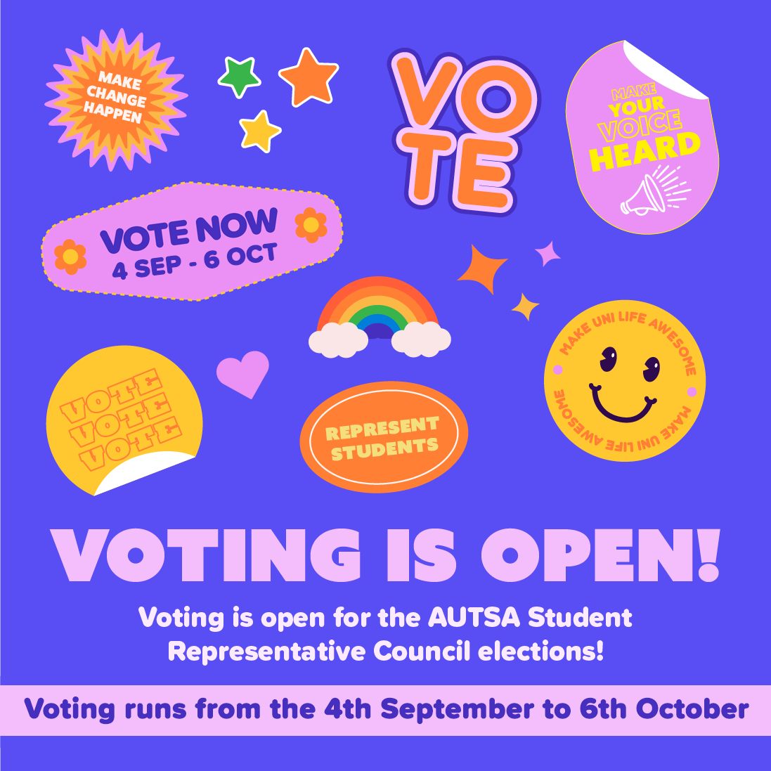 ⚠️ VOTING IS NOW OPEN... - AUTSA - AUT Student Association