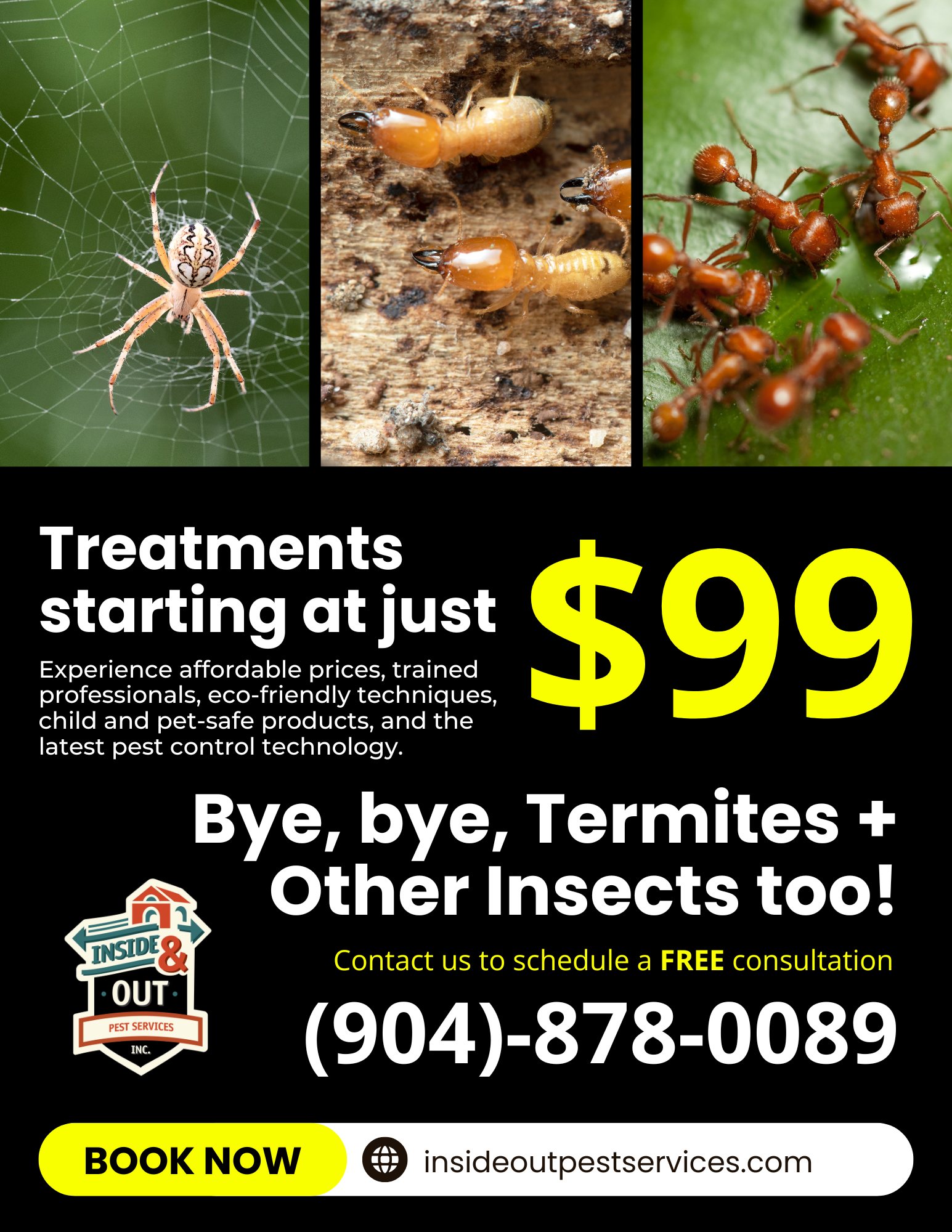 Inside & Out Pest Services | Jacksonville FL