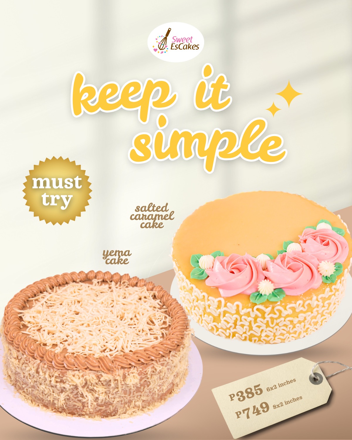 Sweet - When you're keeping it lowkey, these cakes match the vibe. Pro ...
