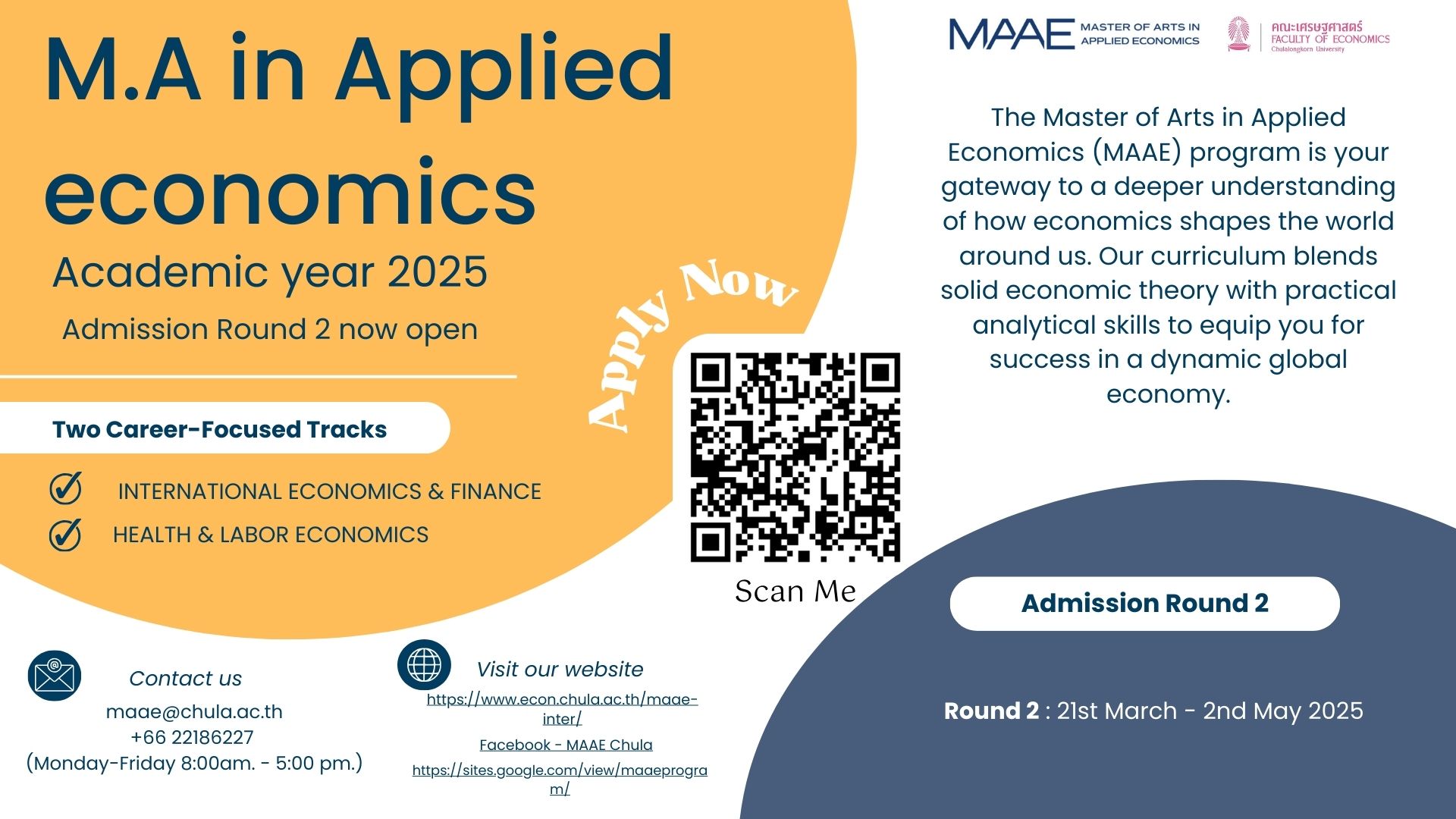 MA Applied Economics - Chulalongkorn University | Bangkok