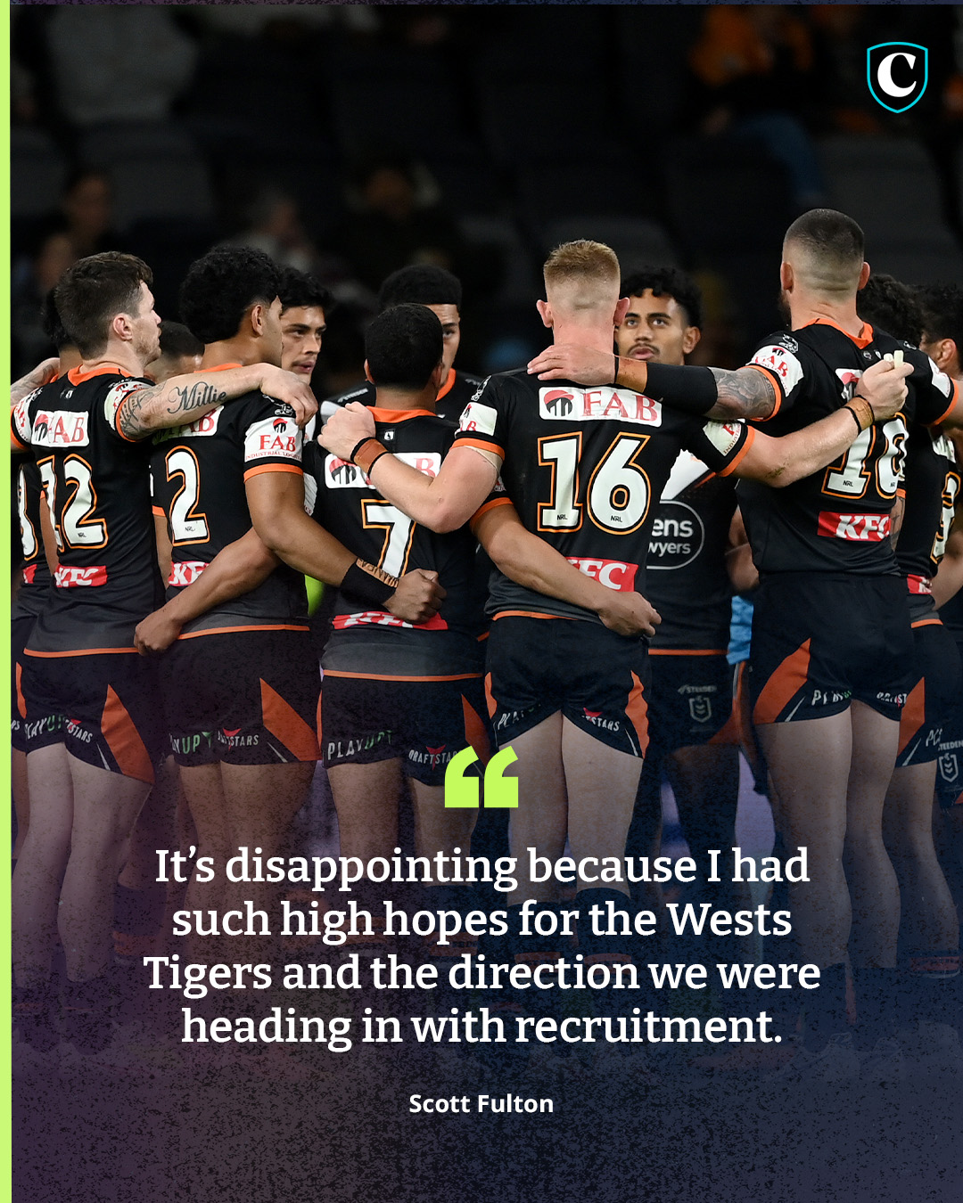 CODE - Former Wests Tigers recruitment manager Scott Fulton has opened ...