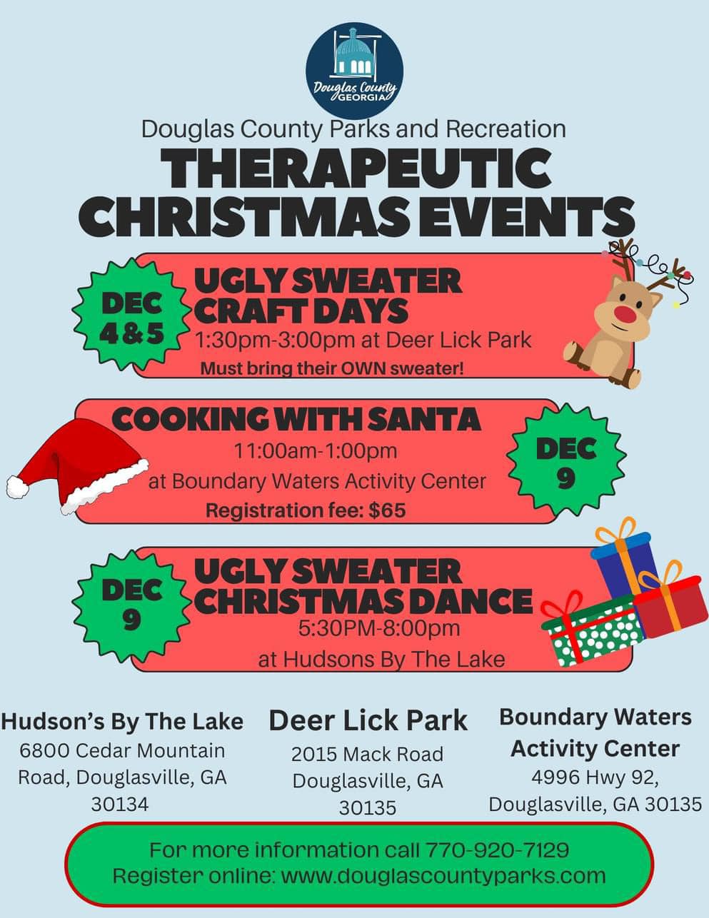 🎅🏼🎄🎁 We are so excited... - Douglas County Parks & Recreation | Facebook