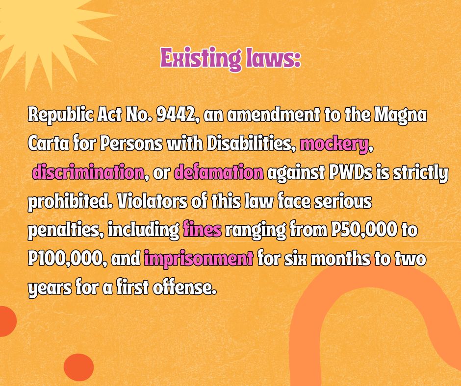 📢 KNOW YOUR RIGHTS! 📢 Persons with Disabilities (PWDs) in the ...