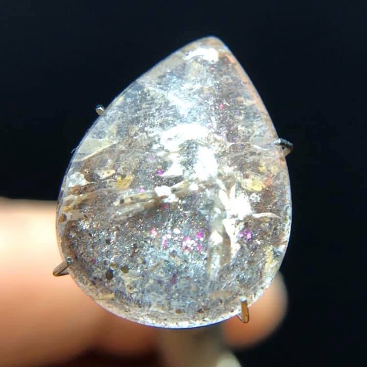 水晶・天然石 - ピンクファイヤークォーツ （コベライトインクォーツ