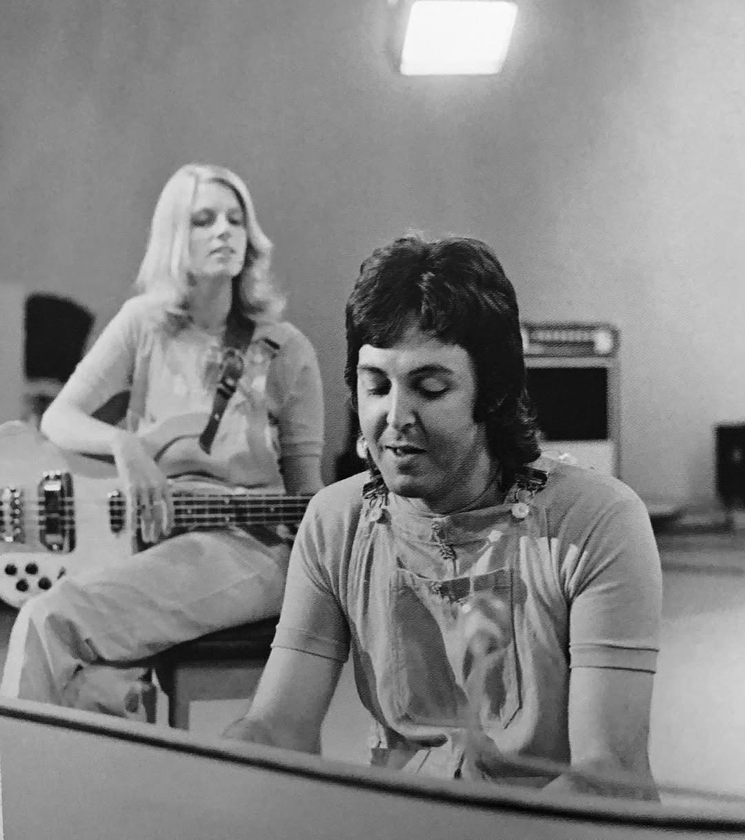 Circa March 1972, in the pastoral stillness of Sussex, Paul and