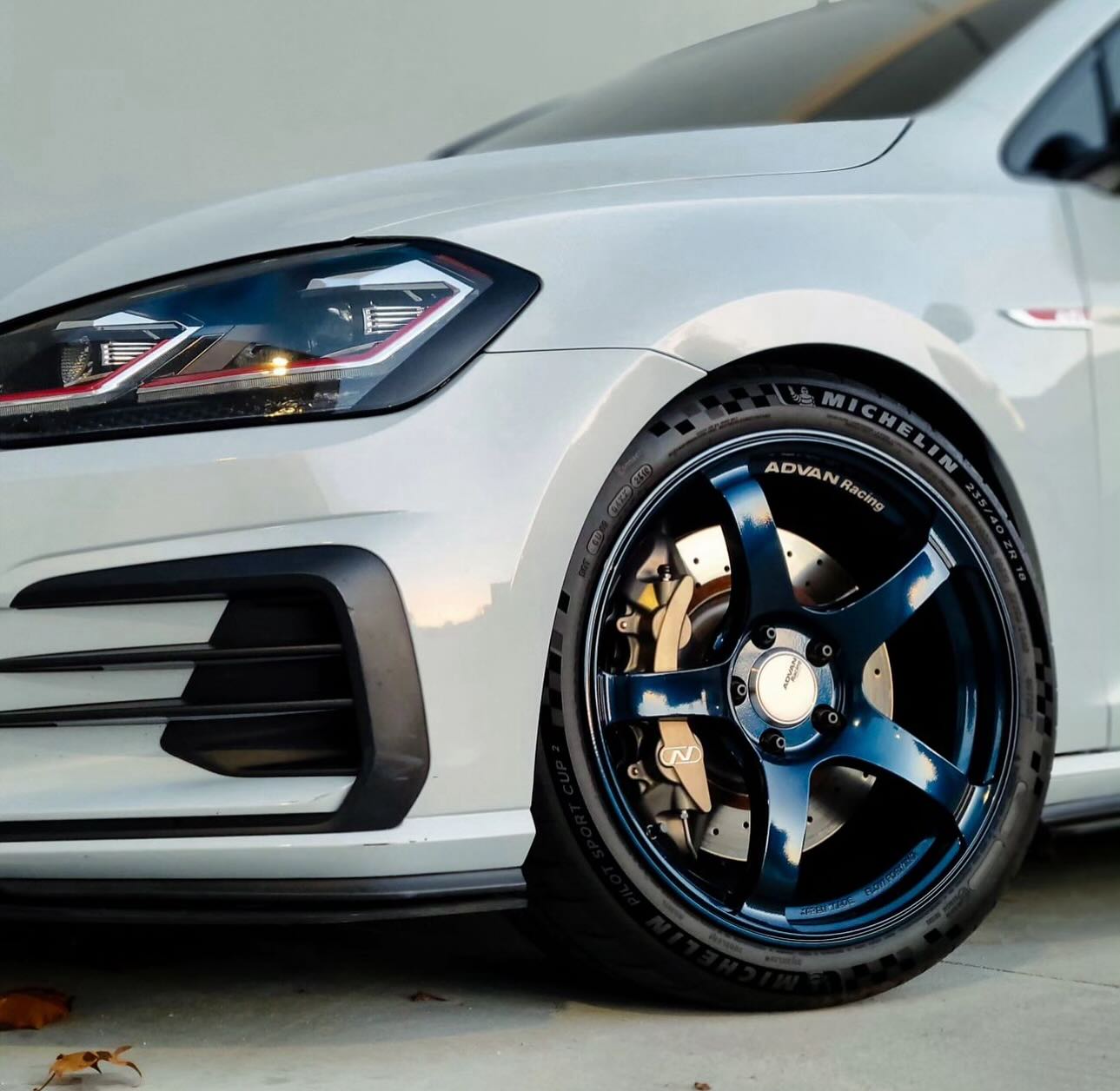 VW GTI x ADVAN Racing TC-4 @thegreat_campino #yokohamawheel