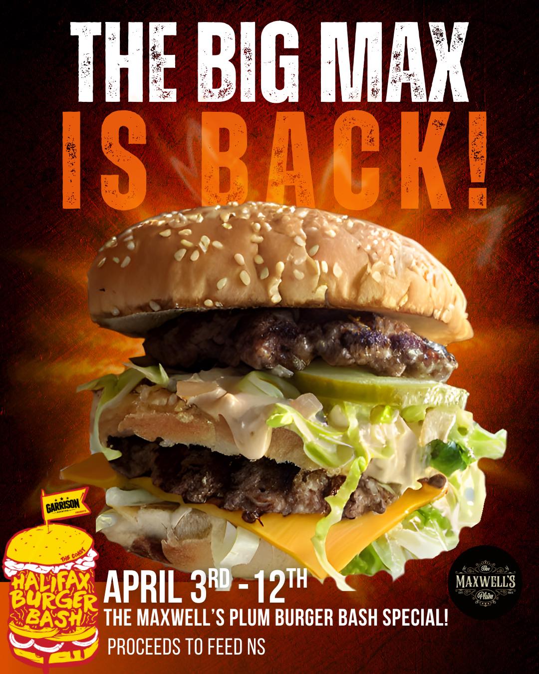 🎉 The BIG MAX is BACK! 🍔🔥 Get ready... - The Maxwell's Plum | Facebook