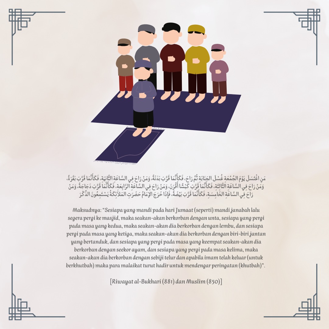 Suruhanjaya - SUNAT DATANG AWAL KE SOLAT JUMAAT Ramai yang berangkat ...