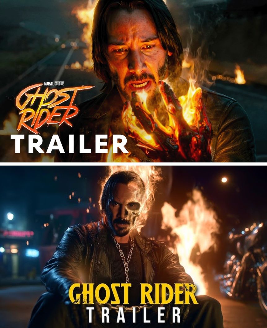 Movie - Ghost Rider (2025) – First Trailer | Keanu Reeves, Scarlett ...