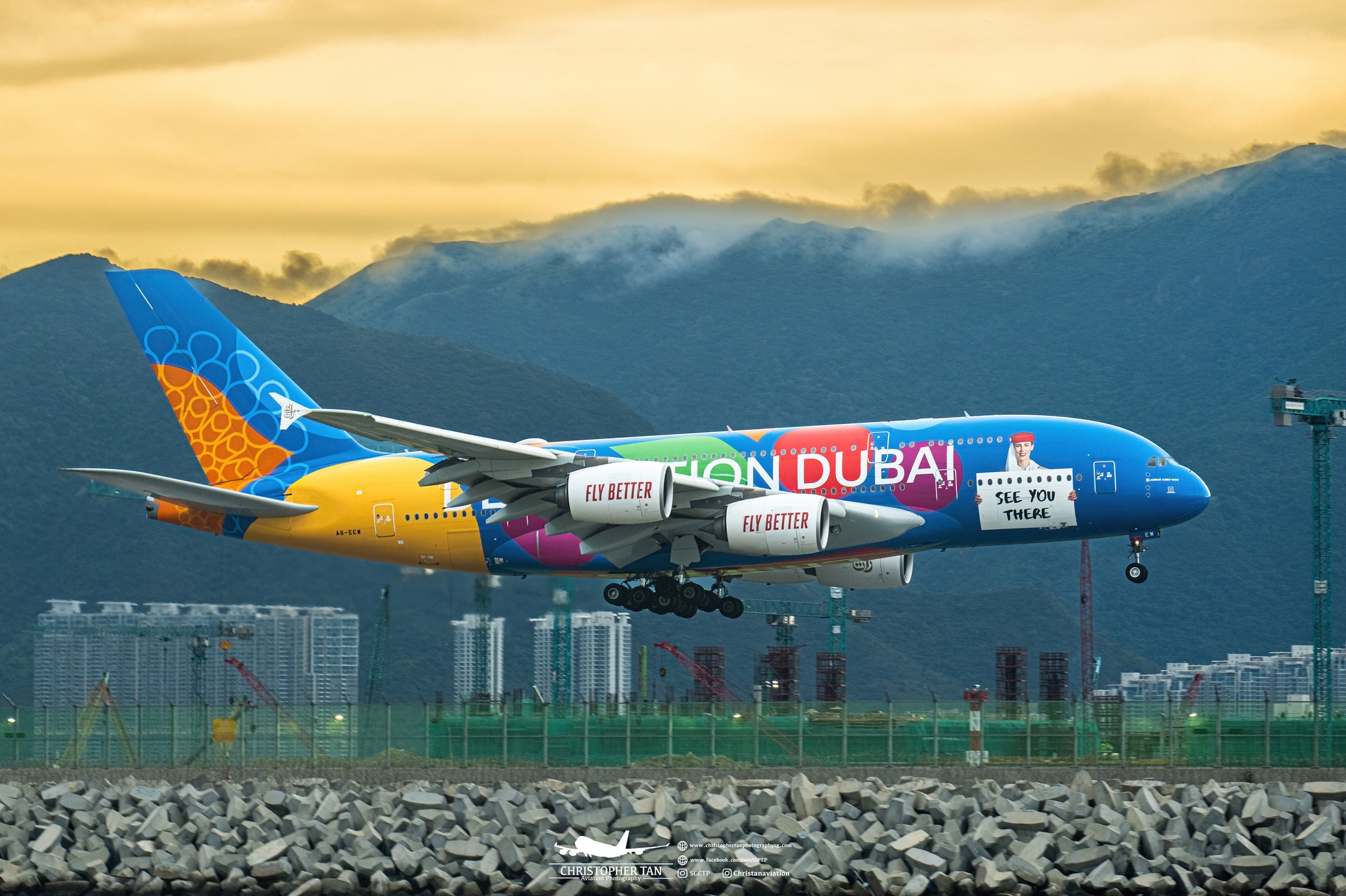 Emirates has just revealed a special Expo 2020 Dubai Livery on one