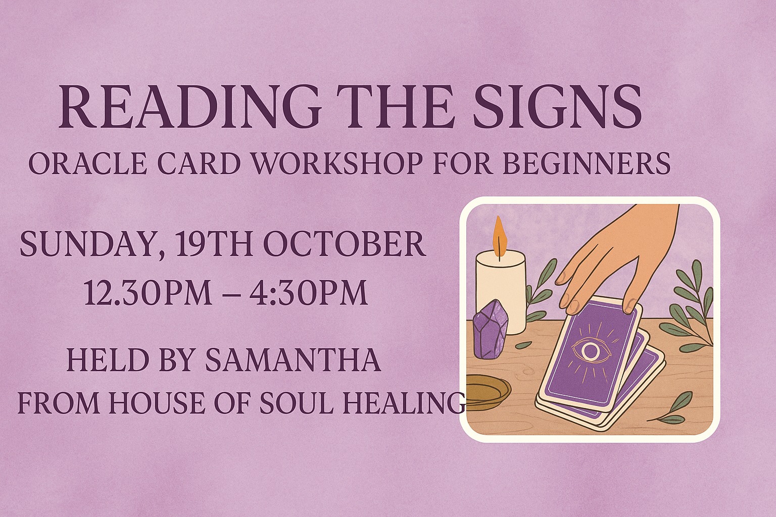 Reading The Signs - Oracle Card Workshop for Beginners