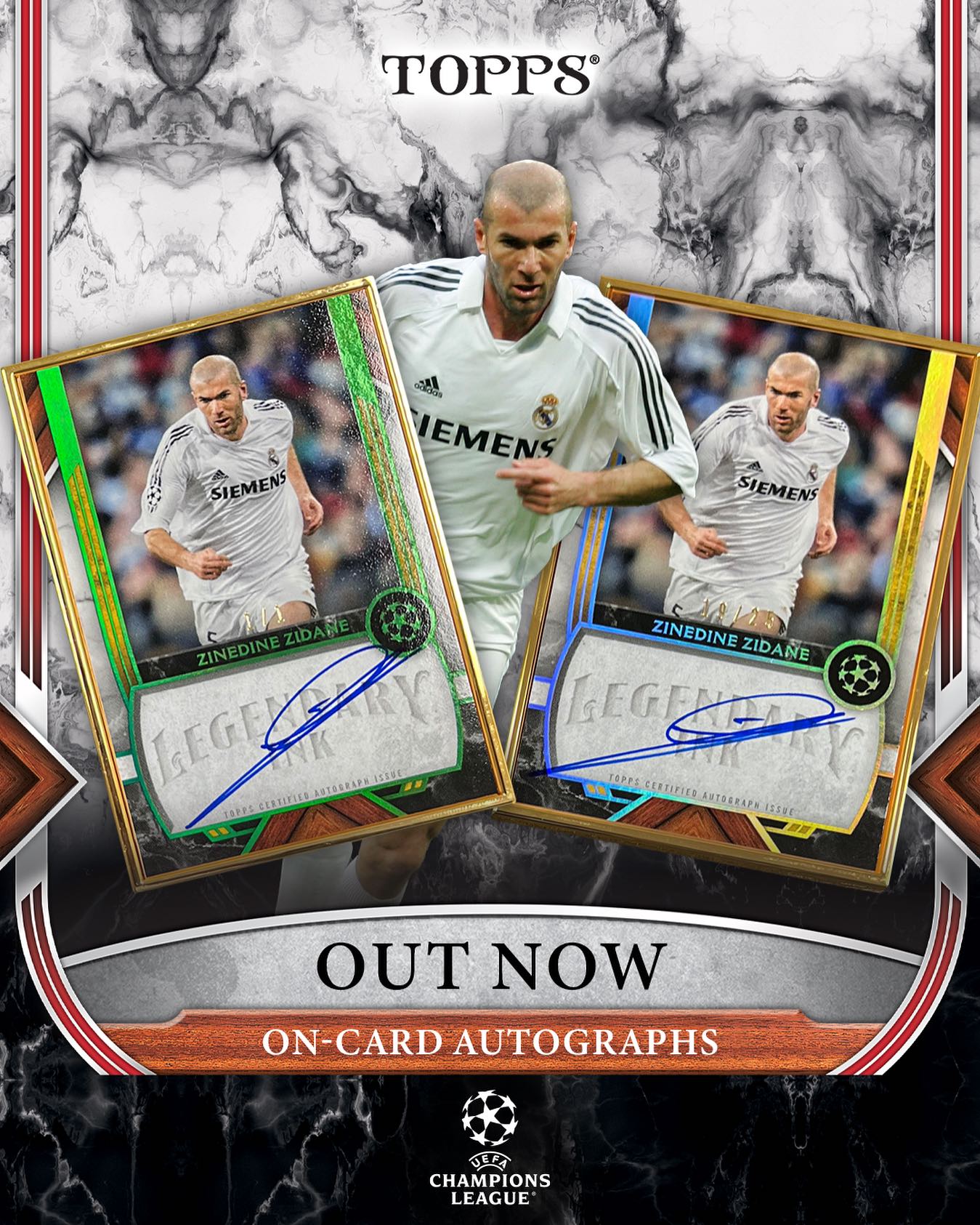 ✍️ On-card #Zidane Autograph Cards! ? ? Topps Museum 