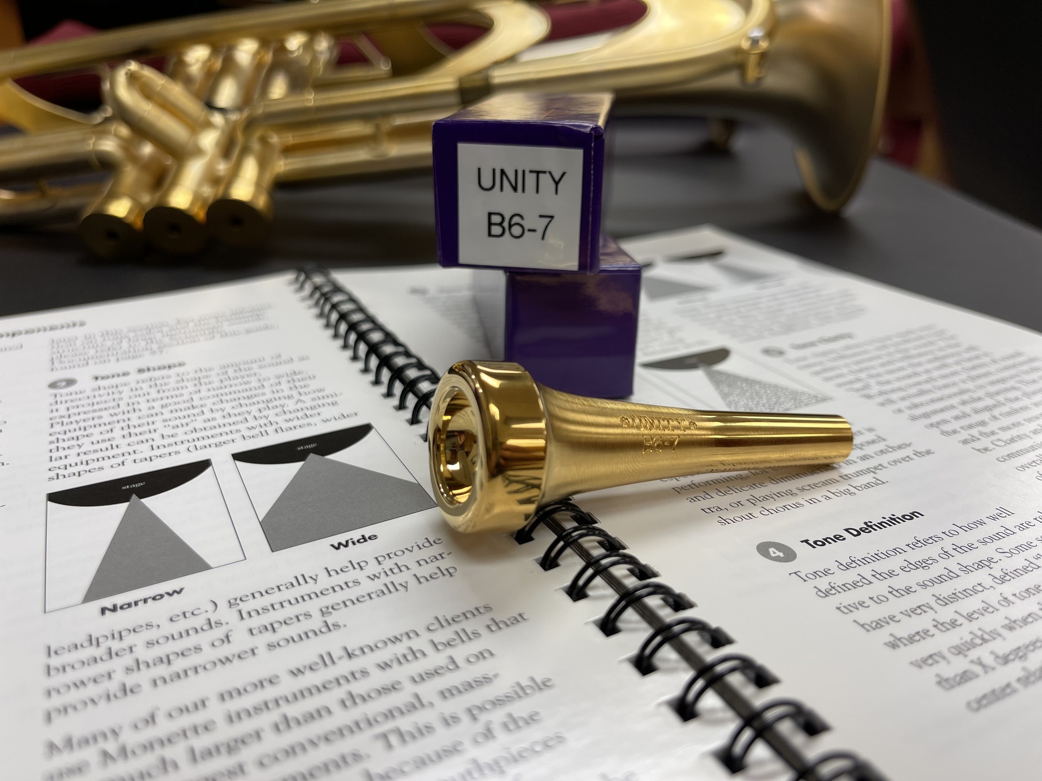 Testimonial on a Unity B2-7 mouthpiece! ”I recently received my