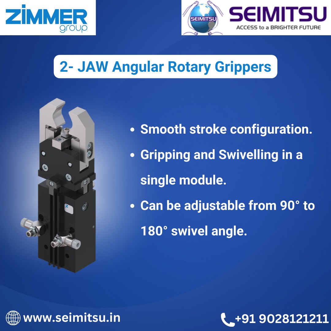 SEIMITSU - Zimmer 2 Jaw angular gripper Series DGK these grippers also ...