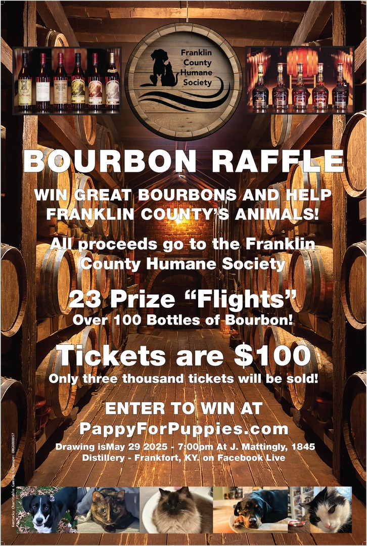 FCHS Pappy for Puppies Bourbon Raffle | Frankfort KY