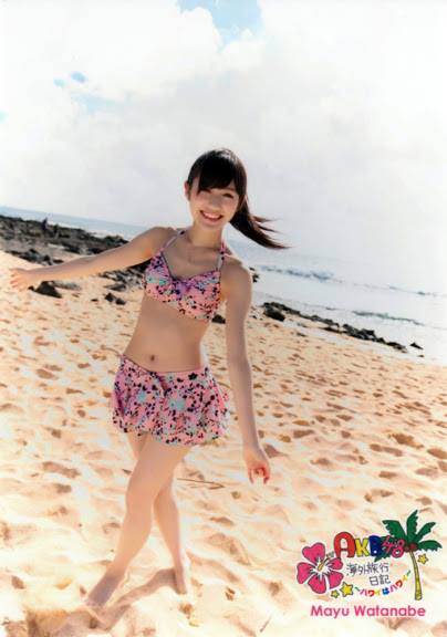 AKB48 海外旅行日記～ハワイはハワイ～ 渡辺麻友BOX 特典生写真BY CHIHORIN